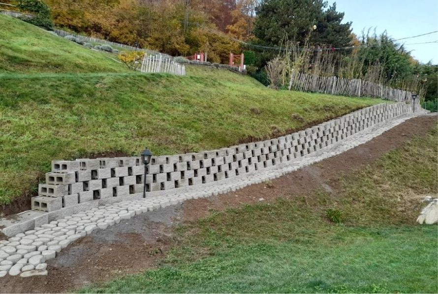 Estate in giardino con i Blocchi Gallotta spa