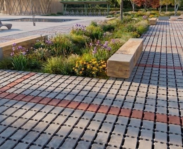 Gallotta spa - 3 pavimentazioni esterne che restano vivibili anche d’estate